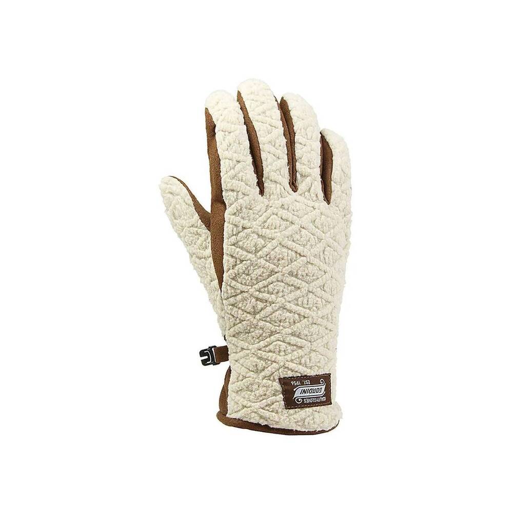 NEW GORDINI women's argyle gloves in oatmeal
